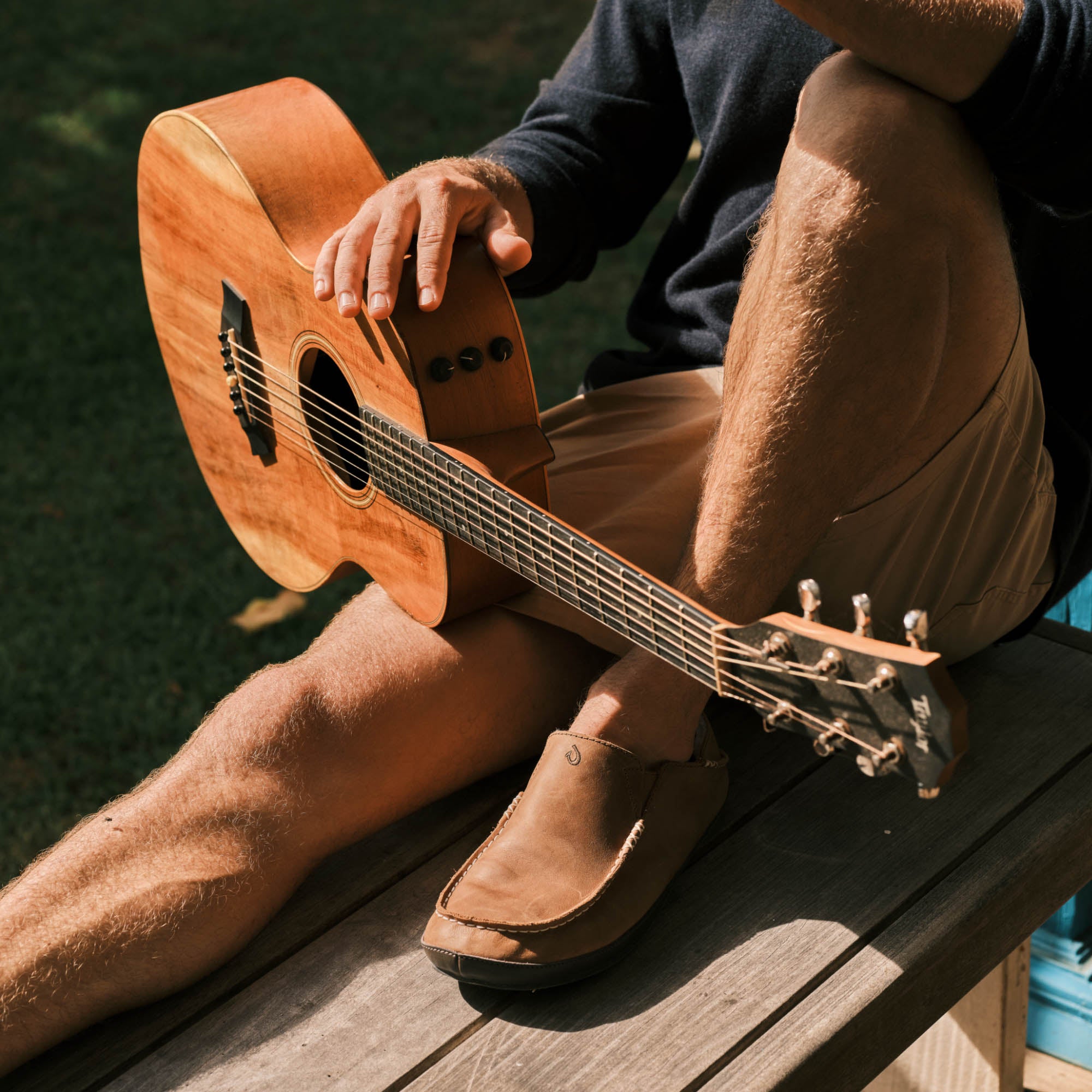 Moloā Slipper - Toffee / Dark Wood - Image 8