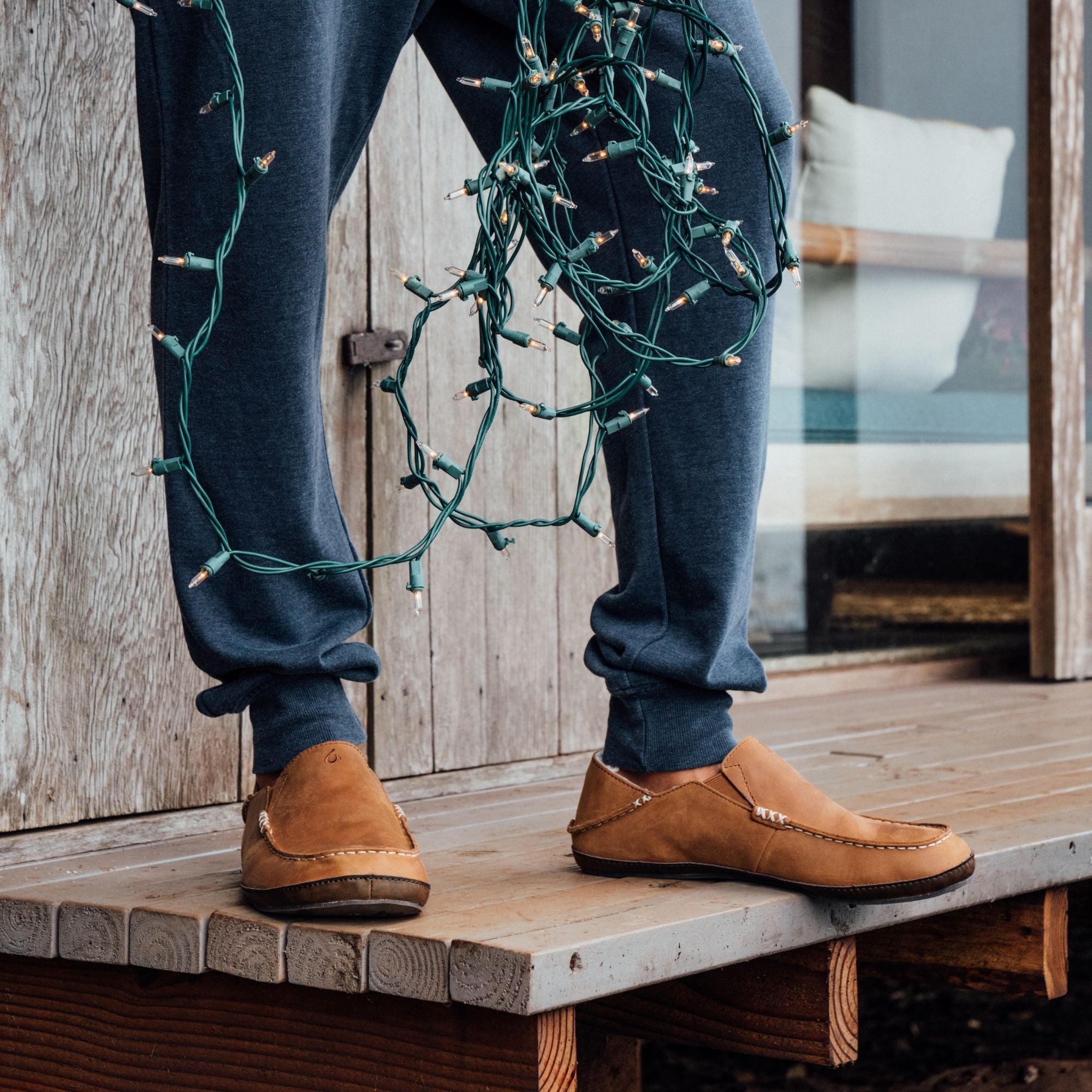 Moloā Slipper - Toffee / Dark Wood - Image 5